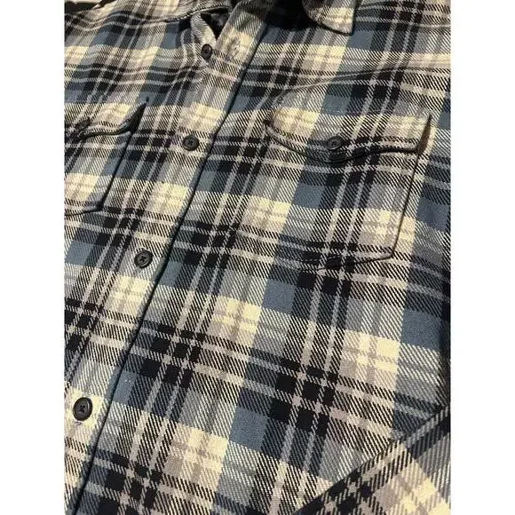 Nautica Men's Blue Plaid Button-Up Shirt L NWT - Picture 5 of 6